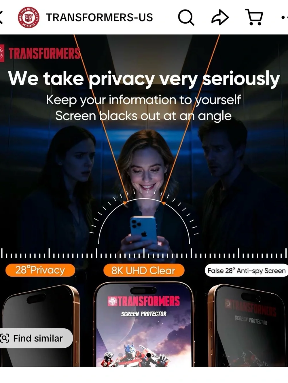 Screen Protector - Black & Red